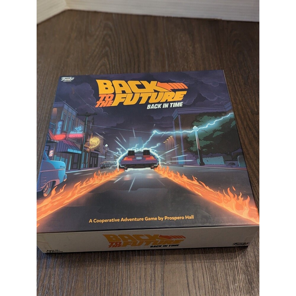 Funko Back to The Future Back in Time Board Game 2 - 4 players 10+ Age COMPLETE
